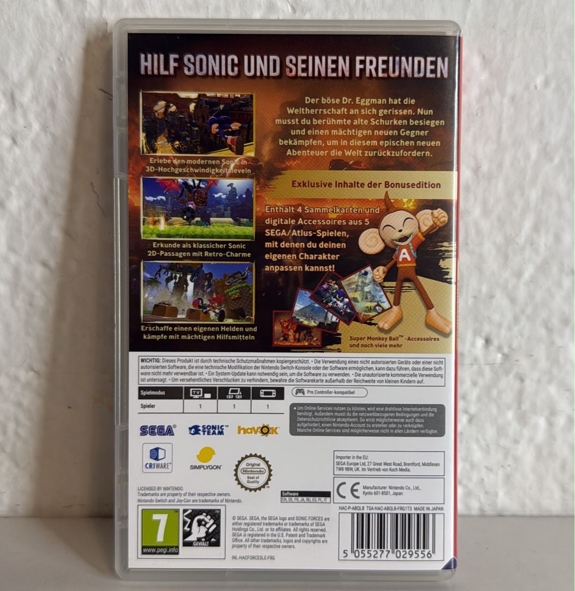 Nintendo Spiele: Nintendo Switch - Sonic Forces Bonus Edition game – Gebraucht aus Ehrendingen von bubulence 1