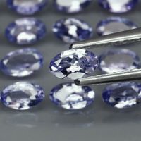 Vrai VVS 0.28ct Natur Tansanit unbehandelt echt! Edelstein
