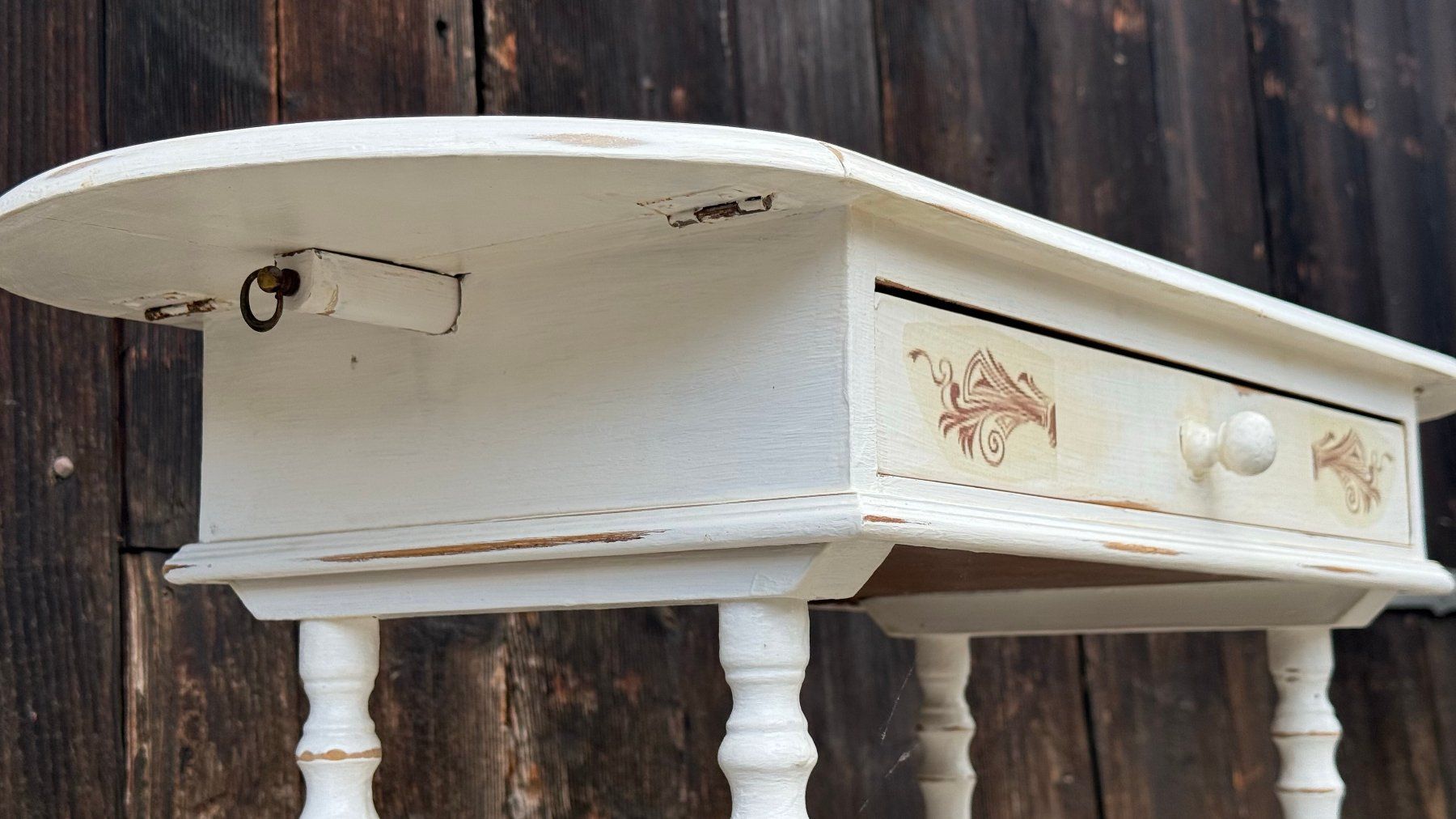 Tavoli: Vintage Nähtischchen Shabby Chic Unikat – Usato da Zürich venduto da Eitscheidotnet 5