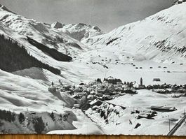 📸 Historische Foto-Ansichtskarte 1949 = s/w URI - Hospental