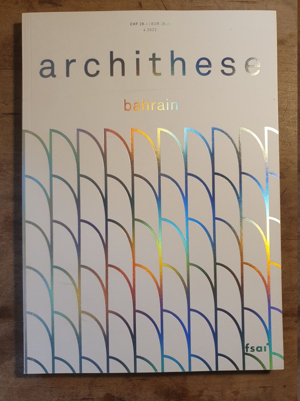 Bücher: Archithese Bahrain – Gebraucht aus Zürich von loosebone