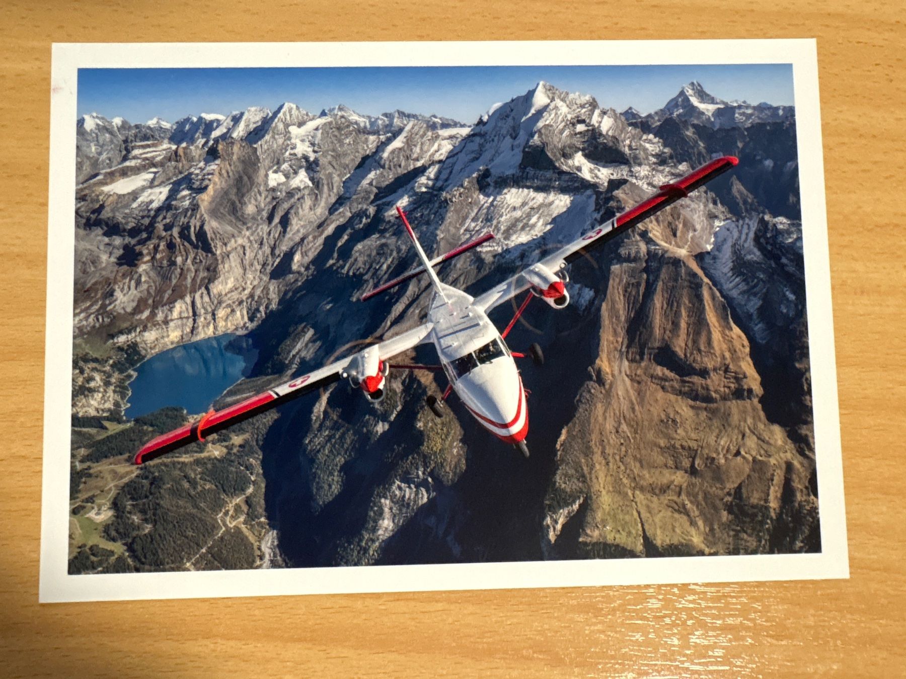 Cartoline postali: Flugzeug vor Bergpanorama,Top! – Nuovo (secondo la descrizione) da Ibach venduto da lisch3