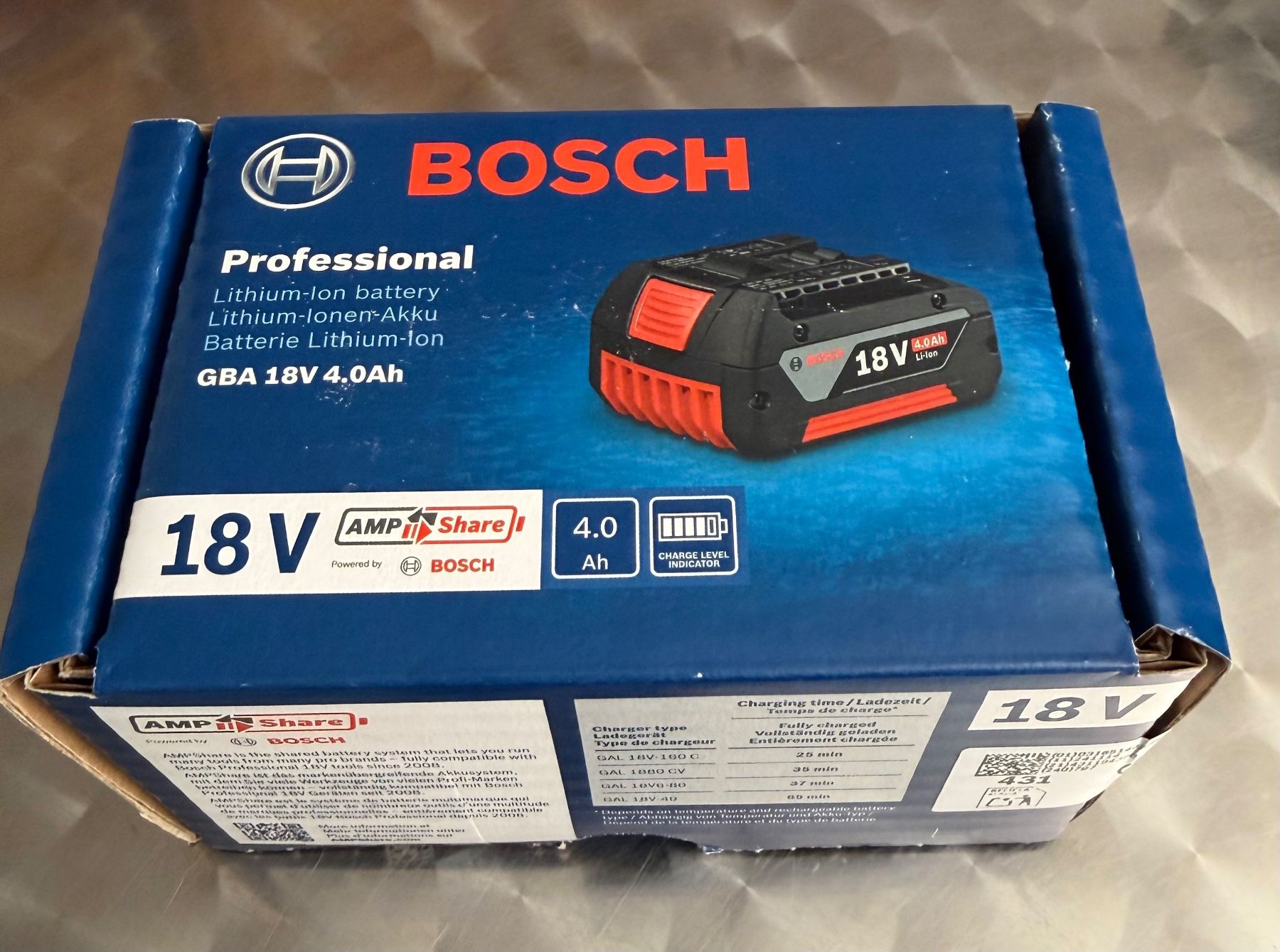 Bosch Caricatori & Batterie: Bosch Professional 18V 4.0h Akku – Nuovo e nell'imballaggio originale da Studen BE venduto da Ironbonehead