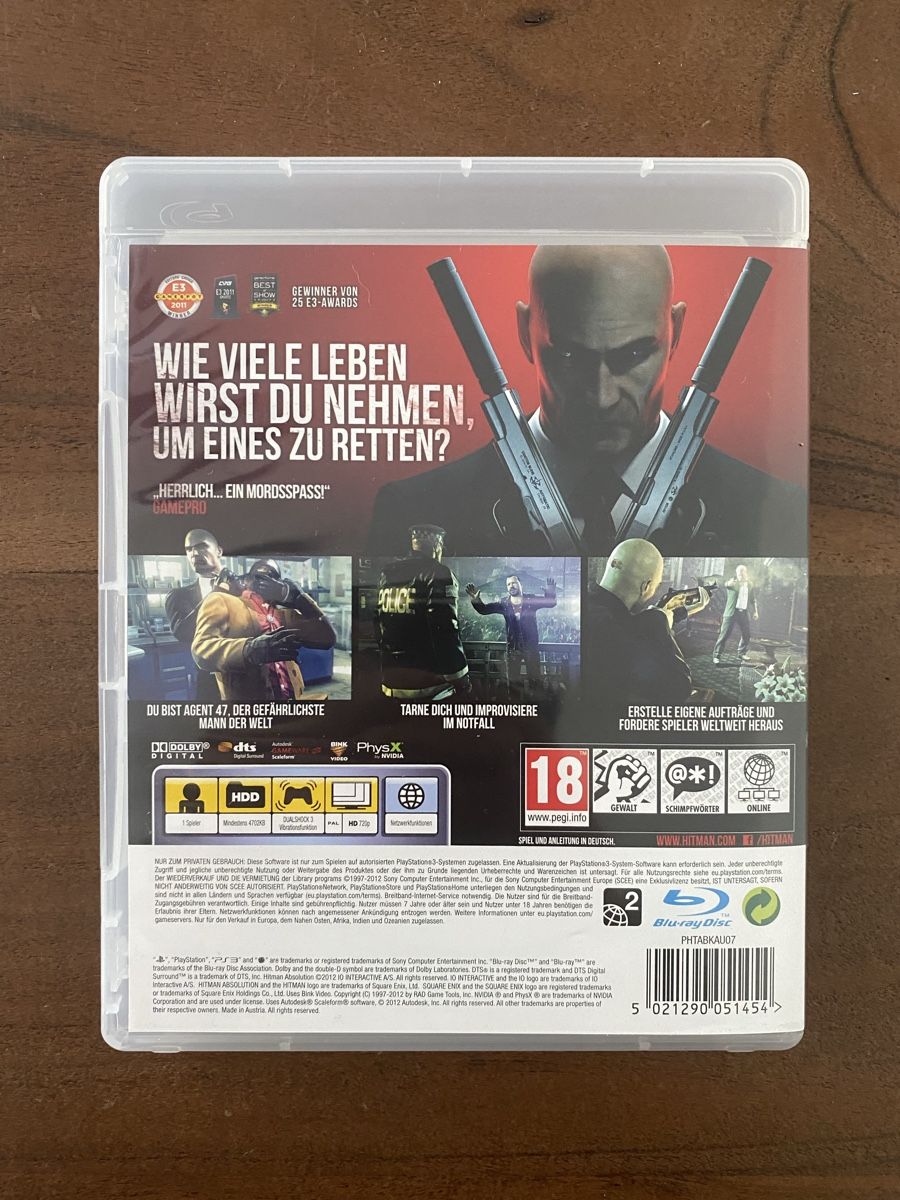 Sony Giochi: Hitman Absolution für PS3 – Usato da Thunstetten venduto da Virus_33 2