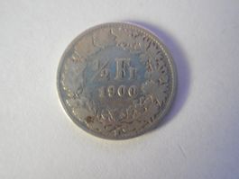 50 Rp. 1900 silber