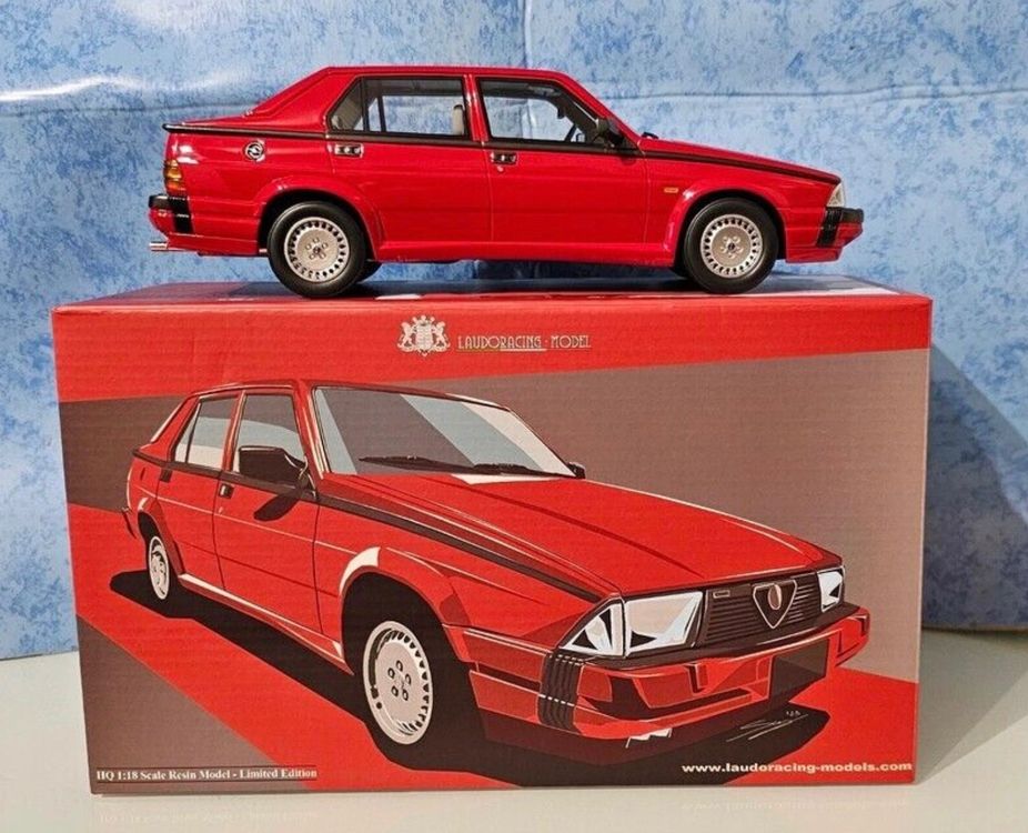 Miniature LAUDORACING-MODELS 1/18 Alfa Romeo 75 1.8i Turbo America 1986 - Prototype Résine