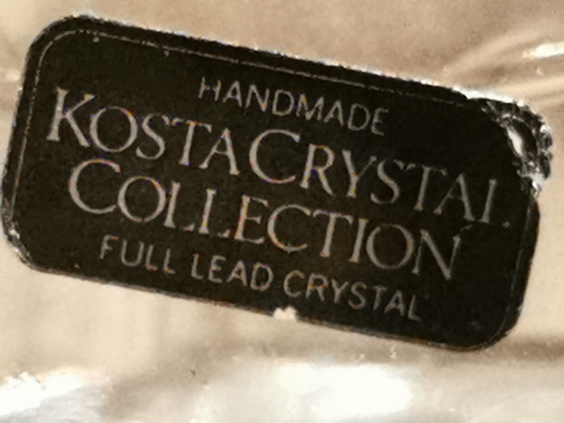 Kosta Boda Vasi & Recipienti: Kosta Cristal collection Vase – Usato da Schlieren venduto da vlalif 3