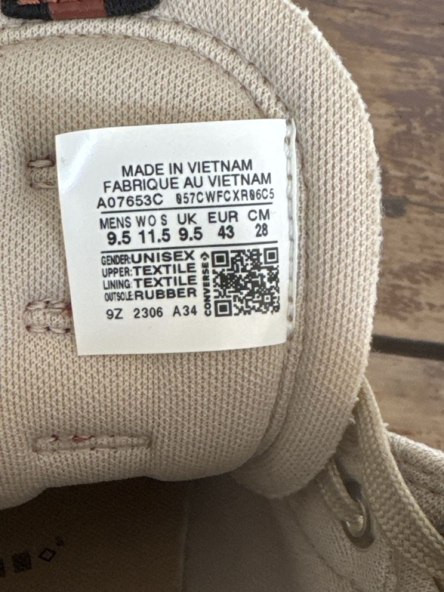 Converse Scarpe da uomo: ALL STAR FAR FROM CHUCK Gr 43 – Usato da Rüti ZH venduto da Sugus99 3