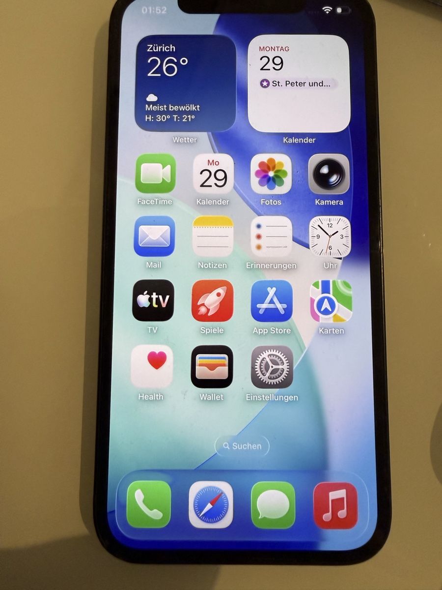 Apple Portables: iPhone 12 128gb 5g Black – D'occasion à Uznach par enrico06 2