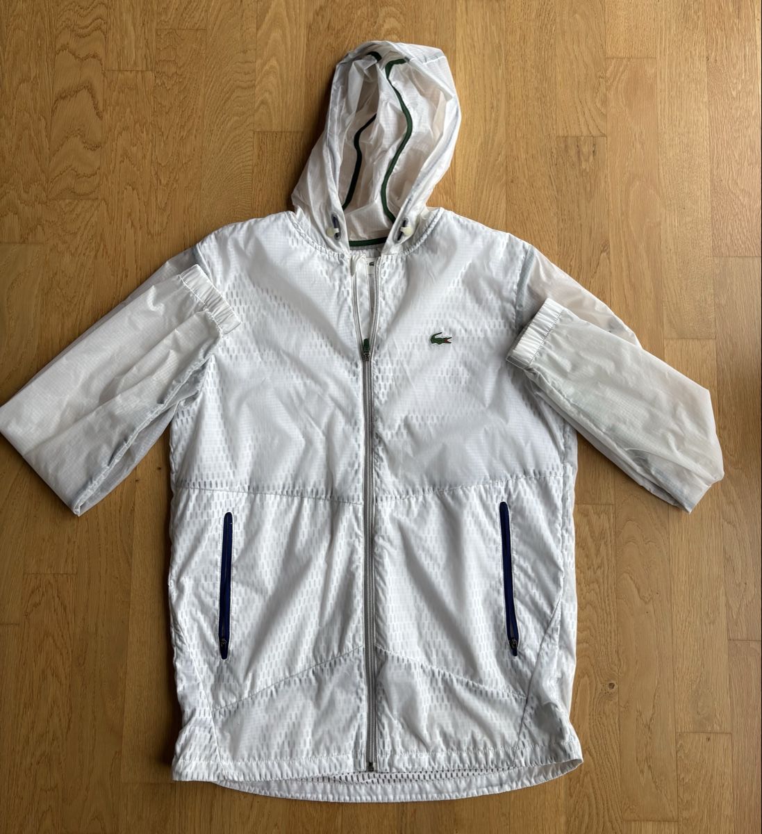 Lacoste Jacken: Lacoste x Djokovic Windbreaker weiss M – Gebraucht aus Oberbüren von dav_hyc9