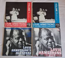 LOUIS ARMSTRONG -LOT DE 4 LP 33 TOURS DISQUES - VINYLES
