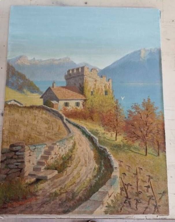 Dipinti: Restaurateur de tableaux  – Usato da Riex venduto da Ch100255 3