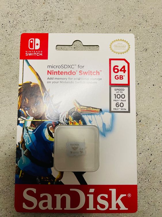 SanDisk micro SDXC für Nintendo Switch 64 GB Kaufen auf Ricardo