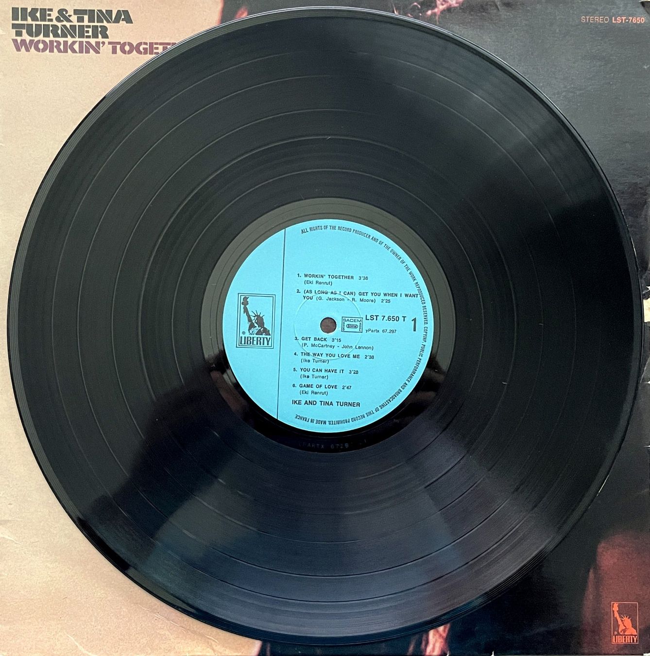 Dischi in vinile: Ike & Tina Turner - Workin' Together – Usato da Savagnier venduto da Ne2065 2