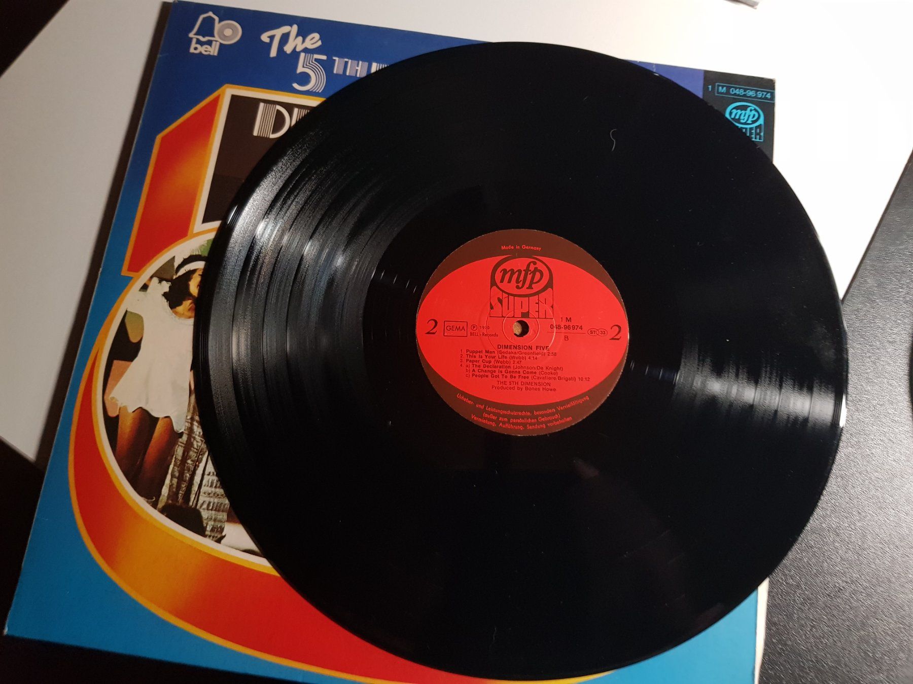 Dischi in vinile: LP: The 5th Dimension – Dimension Five - 1970 – Usato da Walterswil BE venduto da Lonitti 4
