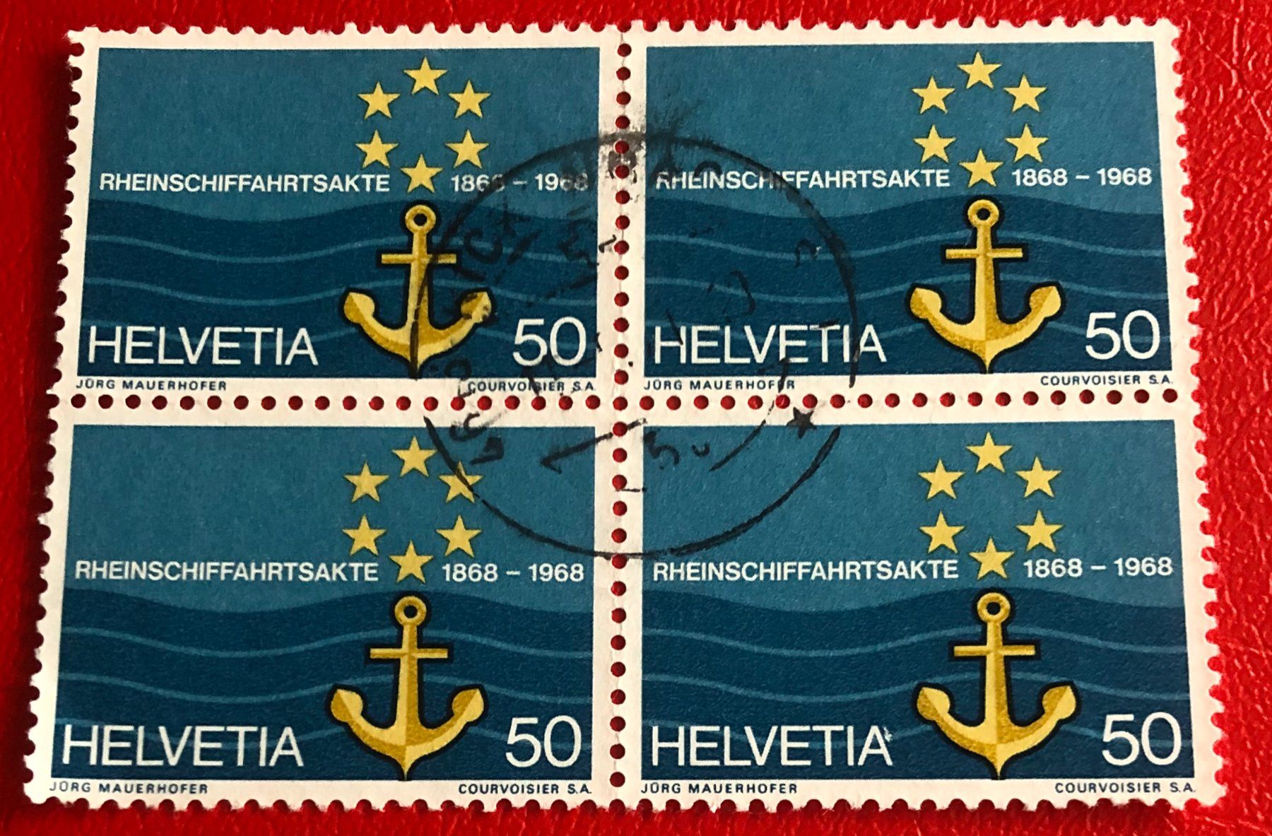 Tutti i francobolli: CH 4 er Block Stempel    – Usato da Aarau venduto da Billa007
