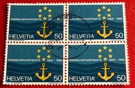 CH 4 er Block Stempel   