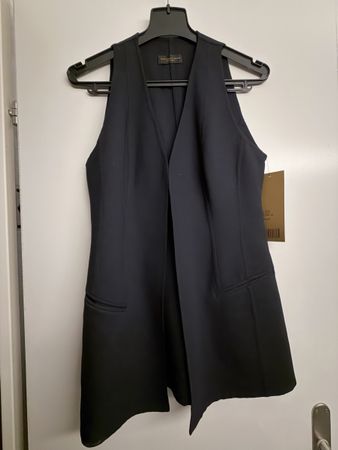 Donna Karan Weste dunkelblau Gr. 2 neu mit Etikett