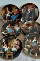 6-er Set Porzellan nach Franz von Defregger
