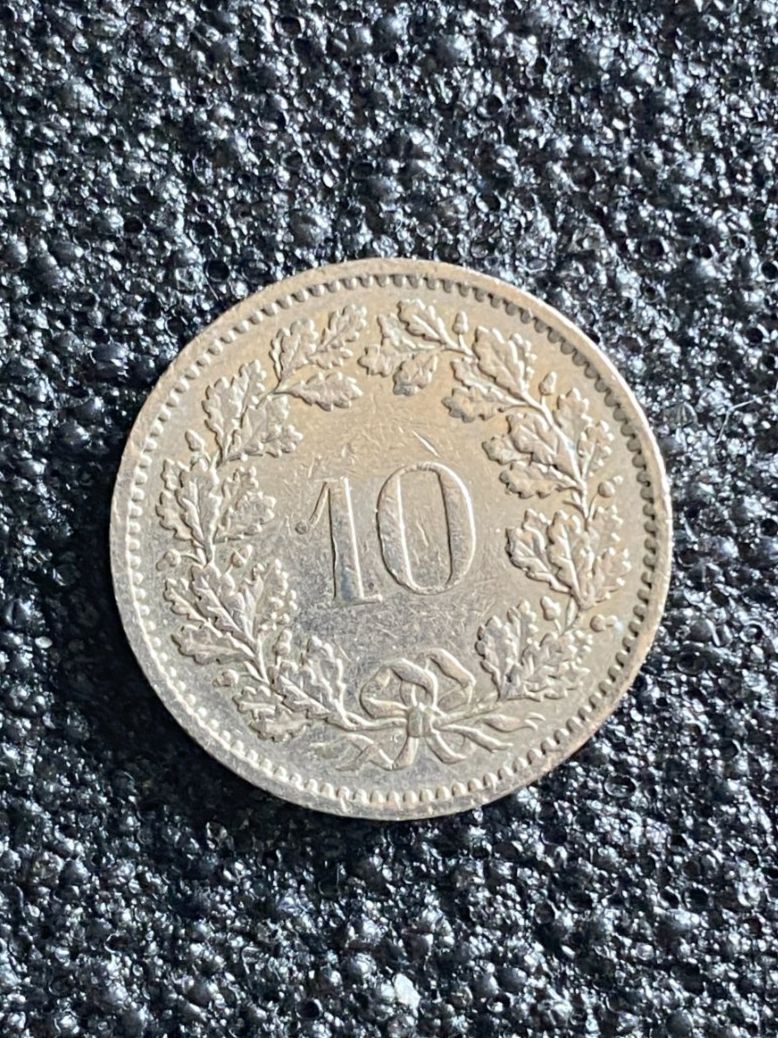 Alle Münzen: 10 Rappen 1978 – Gebraucht aus Hünenberg von Ecila 1