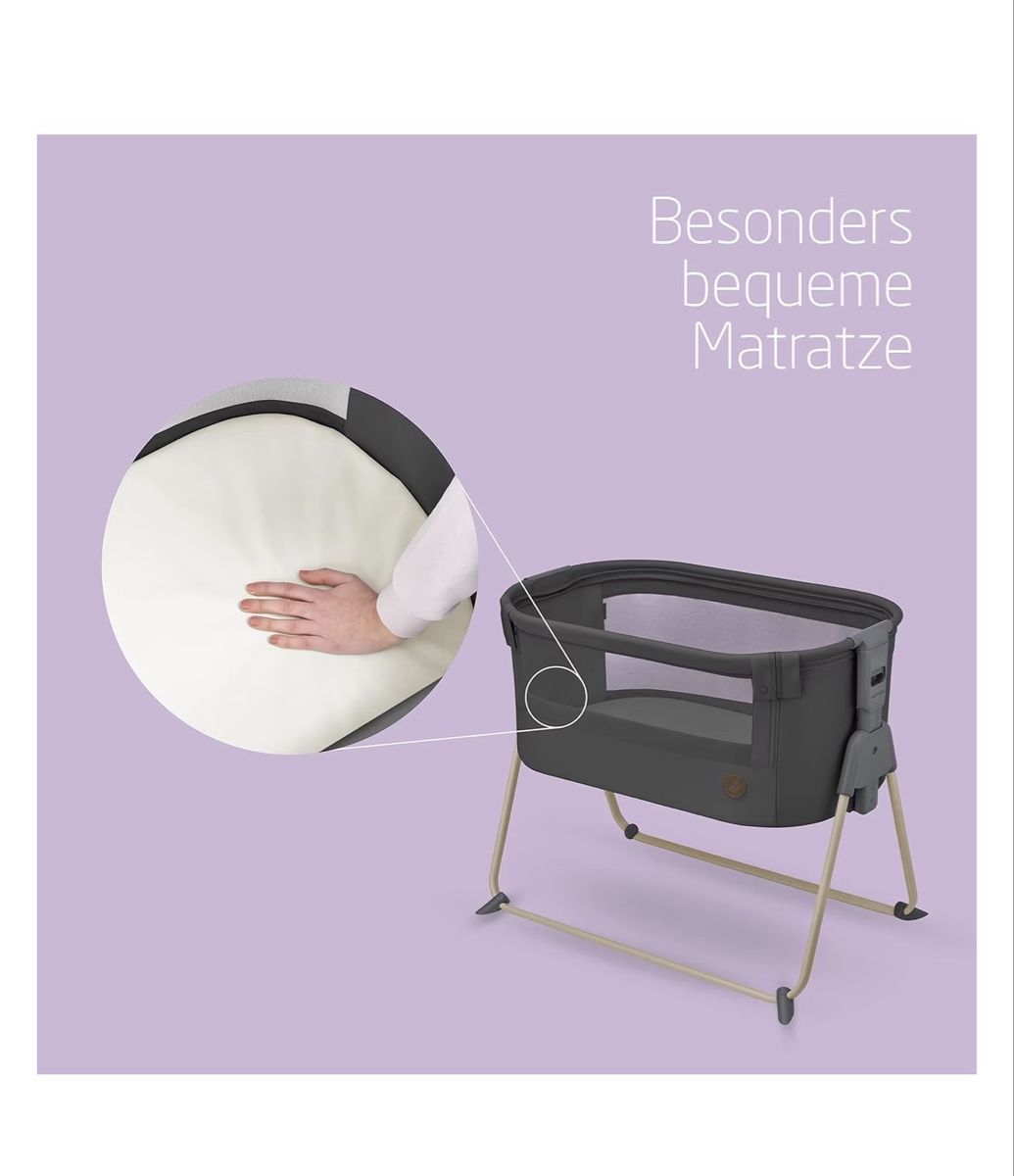 Wiegen & Stubenwagen: Maxi-Cosi Tori bedside cot Beyond Graphite Eco – Neu (gemäss Beschreibung) aus Zürich von bremetobias 1