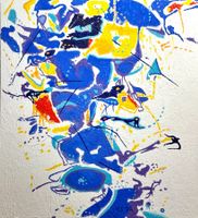 Blau-Rot-Gelb (grosses Gemälde) Nr. 273