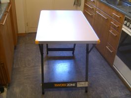 WORKZONE Alu Multifunktionstisch klappbar 100x60 cm | Top