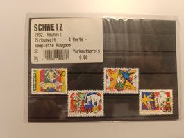 Briefmarken Zirkuswelt 1992 Komplette Ausgabe postfrisch