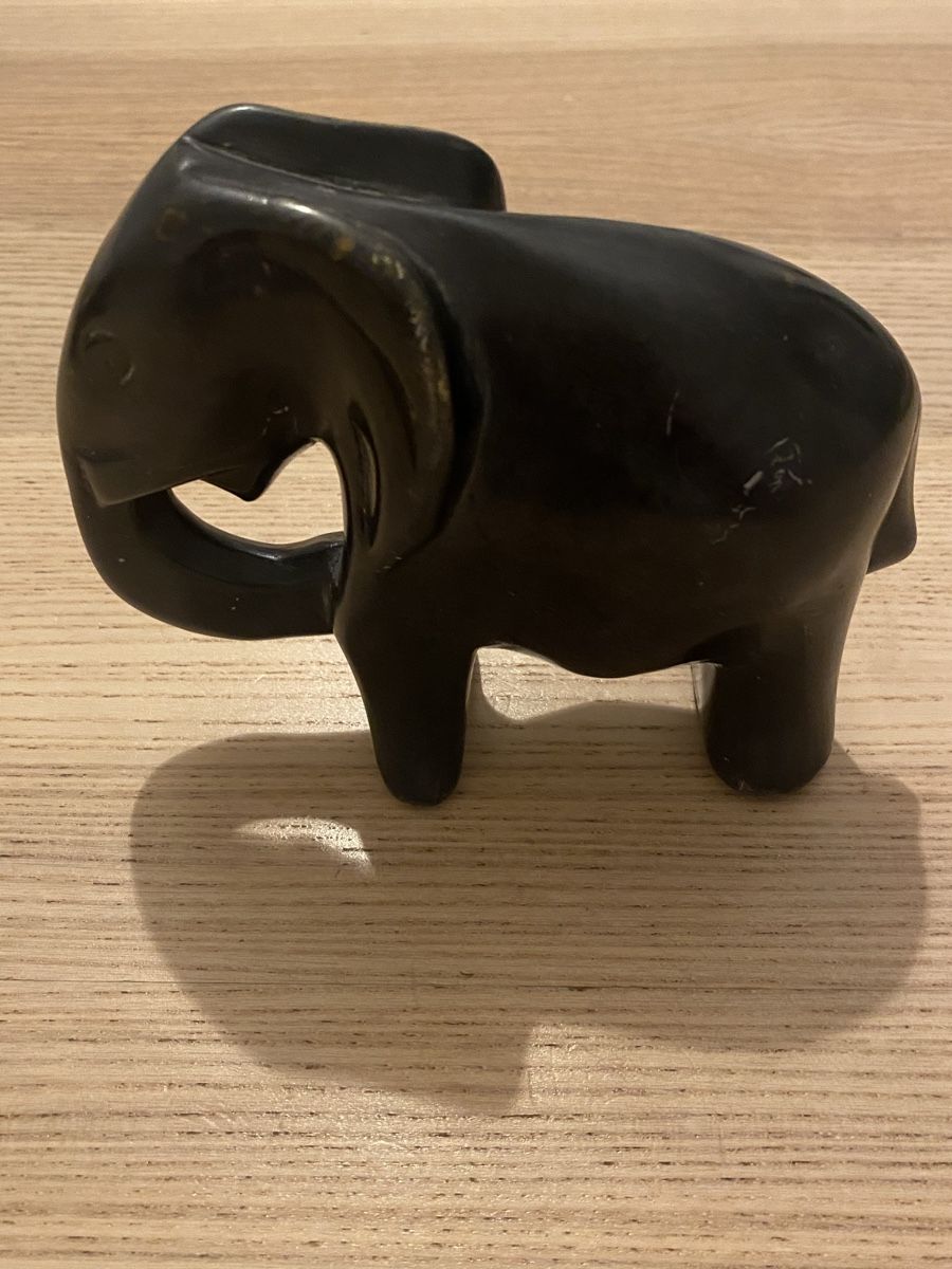 Statuette: Elefant Aus Marmor – Usato da Birr venduto da Vintage-Liebhaber