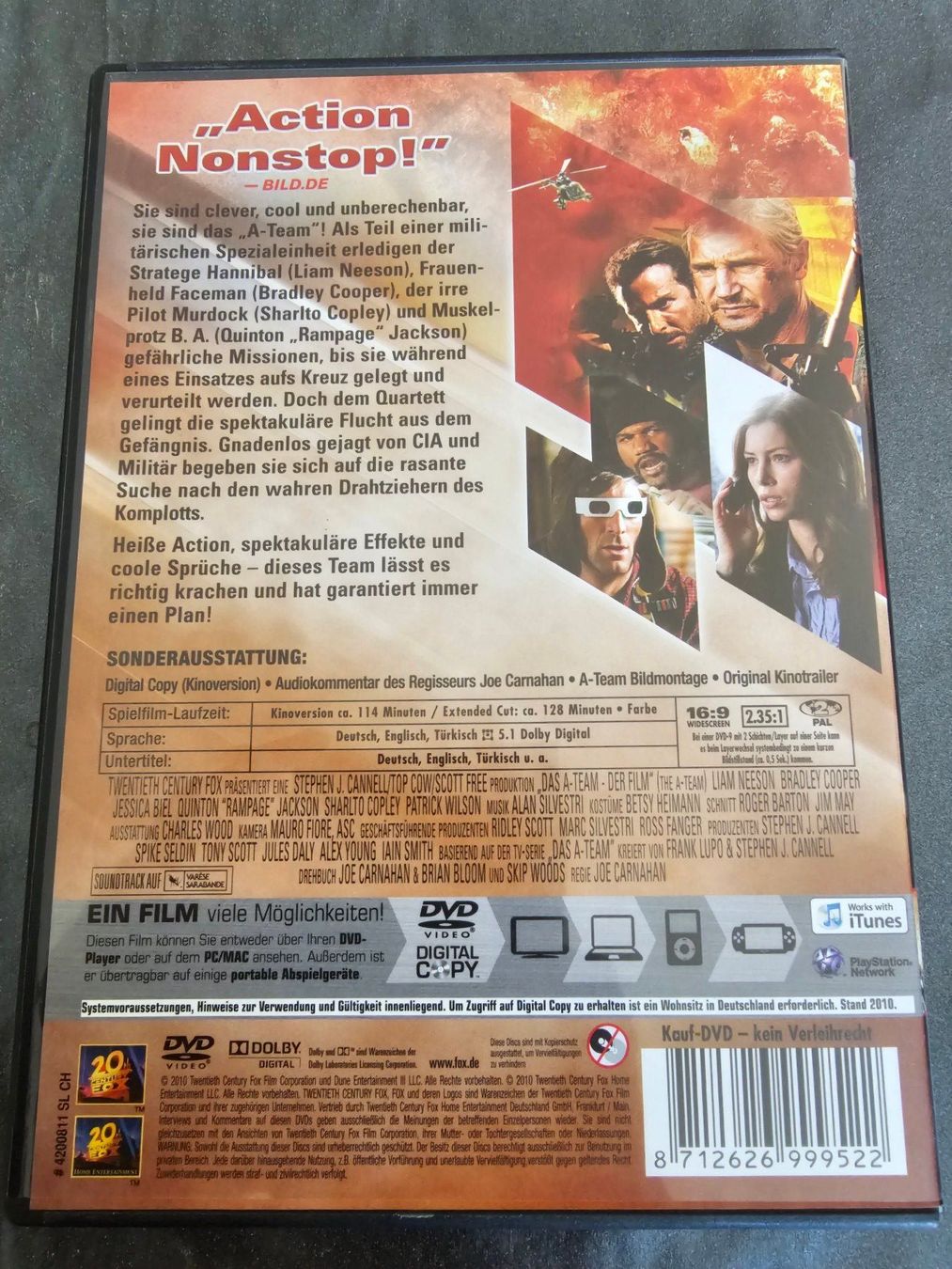 Tutti i DVDs: DVD - Das A-Team (Extended Cut mit Liam Neeson) – Usato da Biberist venduto da Foolio0 1