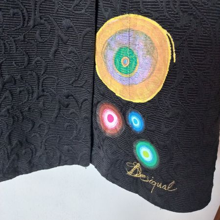Manteau 🧥  Desigual noir taille 38 chic