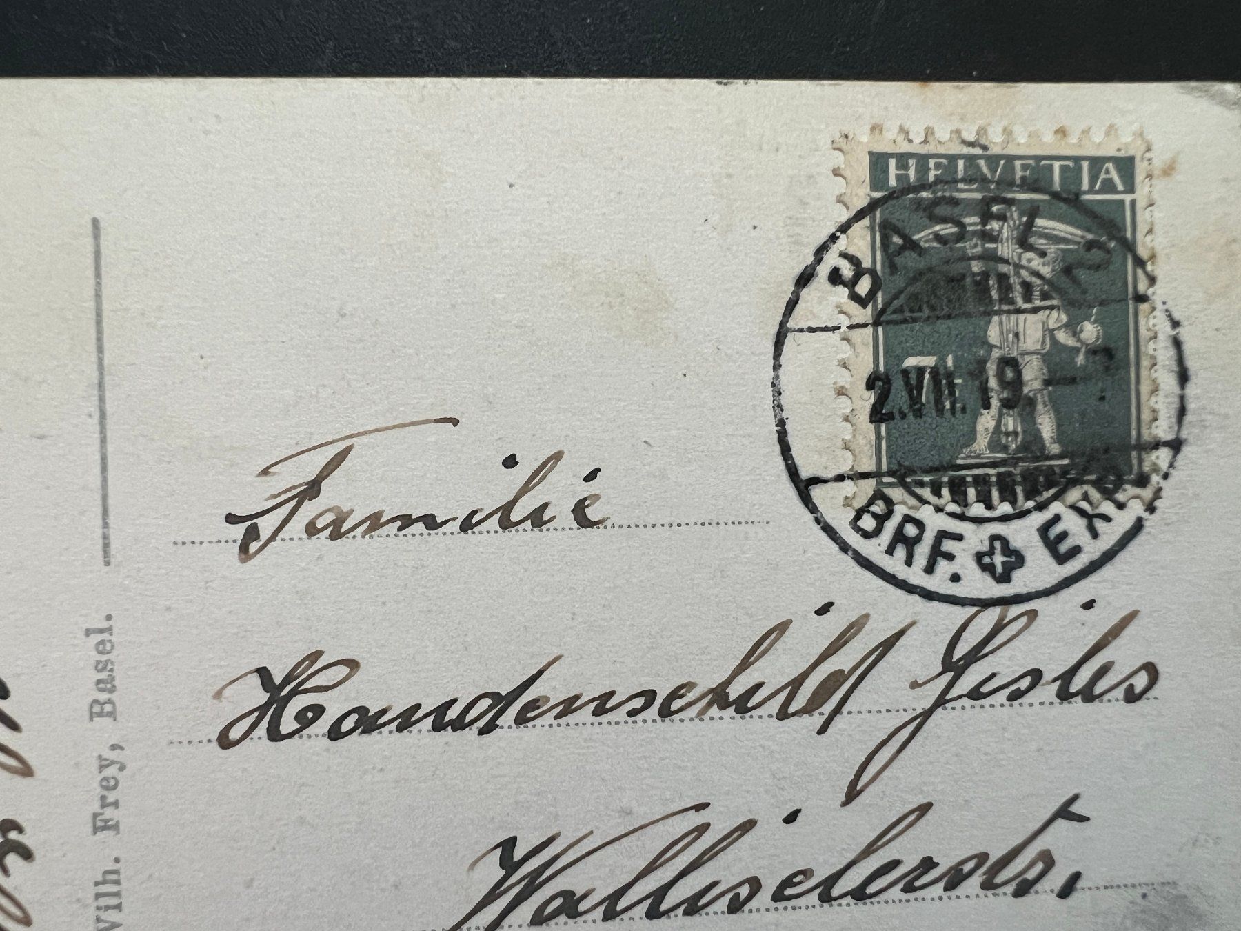 Cartoline postali: AK   1919 Basel    (G1262) – Usato da Hinwil venduto da Sidi4 1
