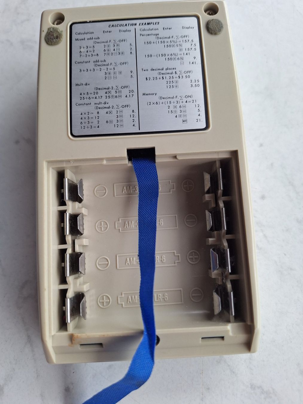 Calcolatrici tascabili: SAMSUNG SECAL 805 D - TISCHRECHNER – Usato da Huttwil venduto da Kunterbuntli 3