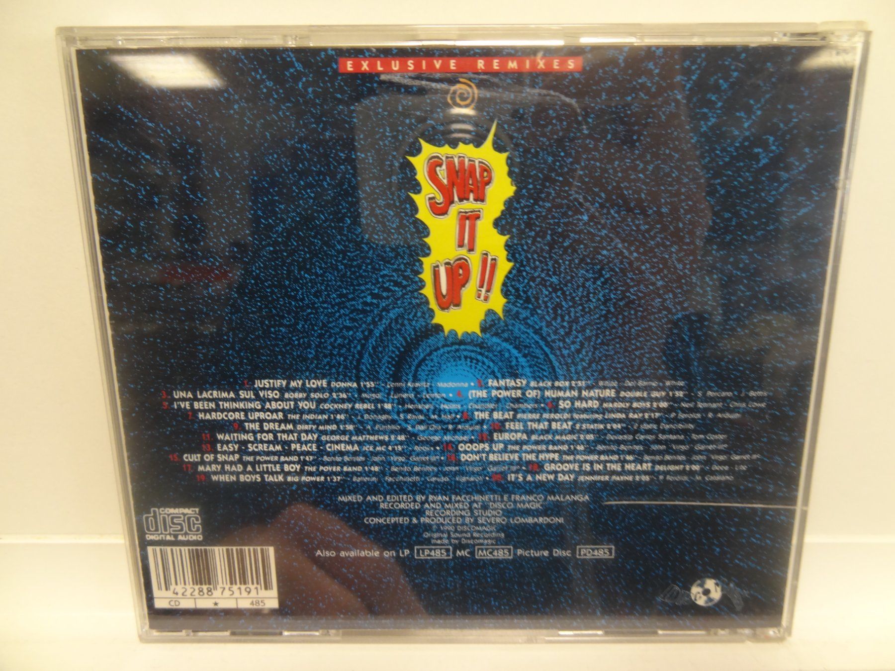 CD: snap it up - italo disco – Usato da luzern venduto da musicandart 1