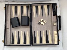 Backgammon Spiel in Koffer schwarz von Ravensburger NEU !