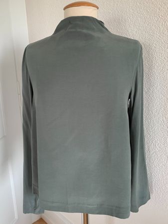 H&M Damen Bluse in Gr. 36, Olivgrün
