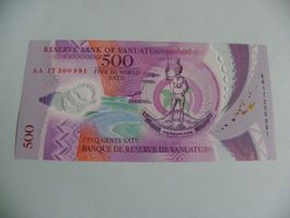 Vanuatu 500 Vatu Geldschein, Selten Banknote, Unc Zustand