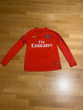 2017-18 Paris Saint-Germain Nike 1/4 Zip Training Top PSG