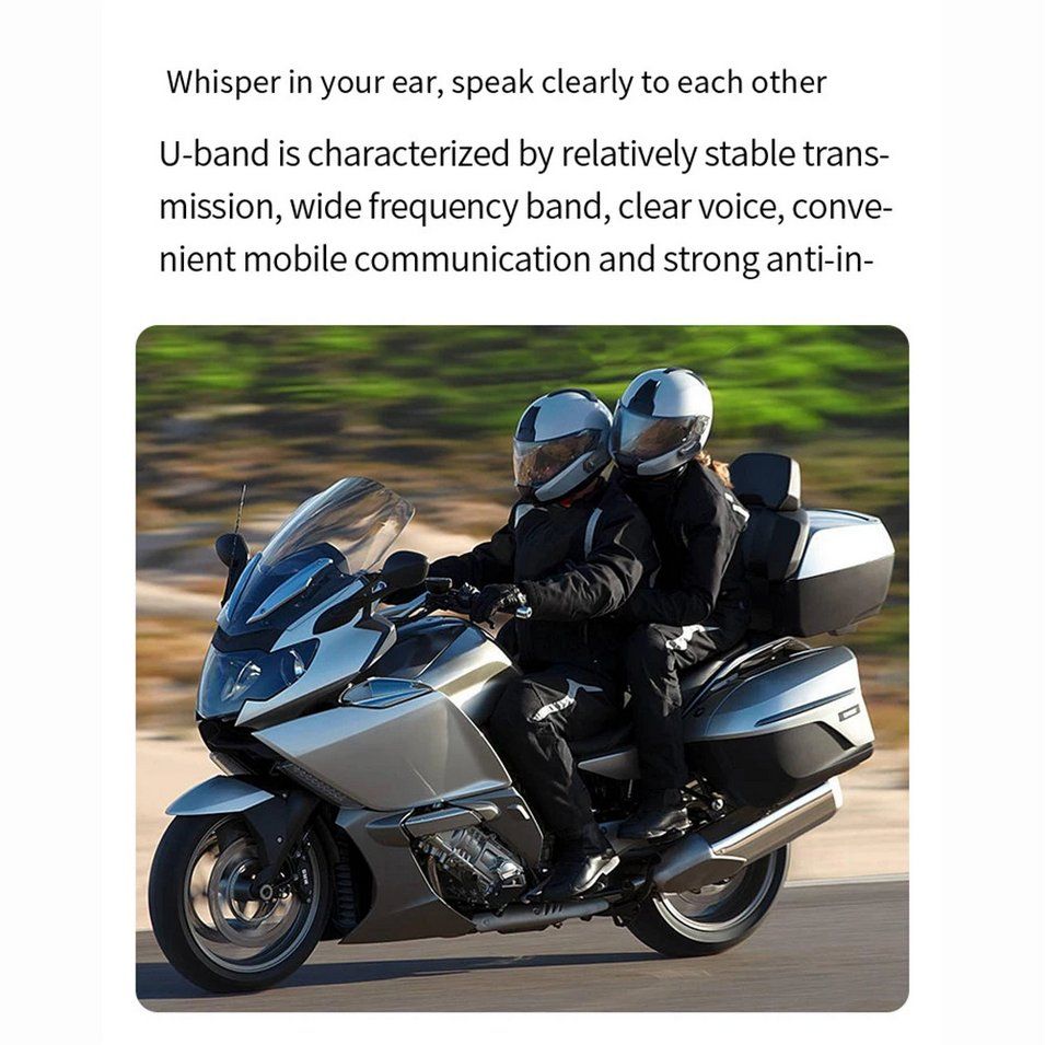 Kopfhörer: 2x Motorrad Helm Intercom Bluetooth 1000m Gegensprechanlage – Neu und originalverpackt aus Genève von Anna-38 8