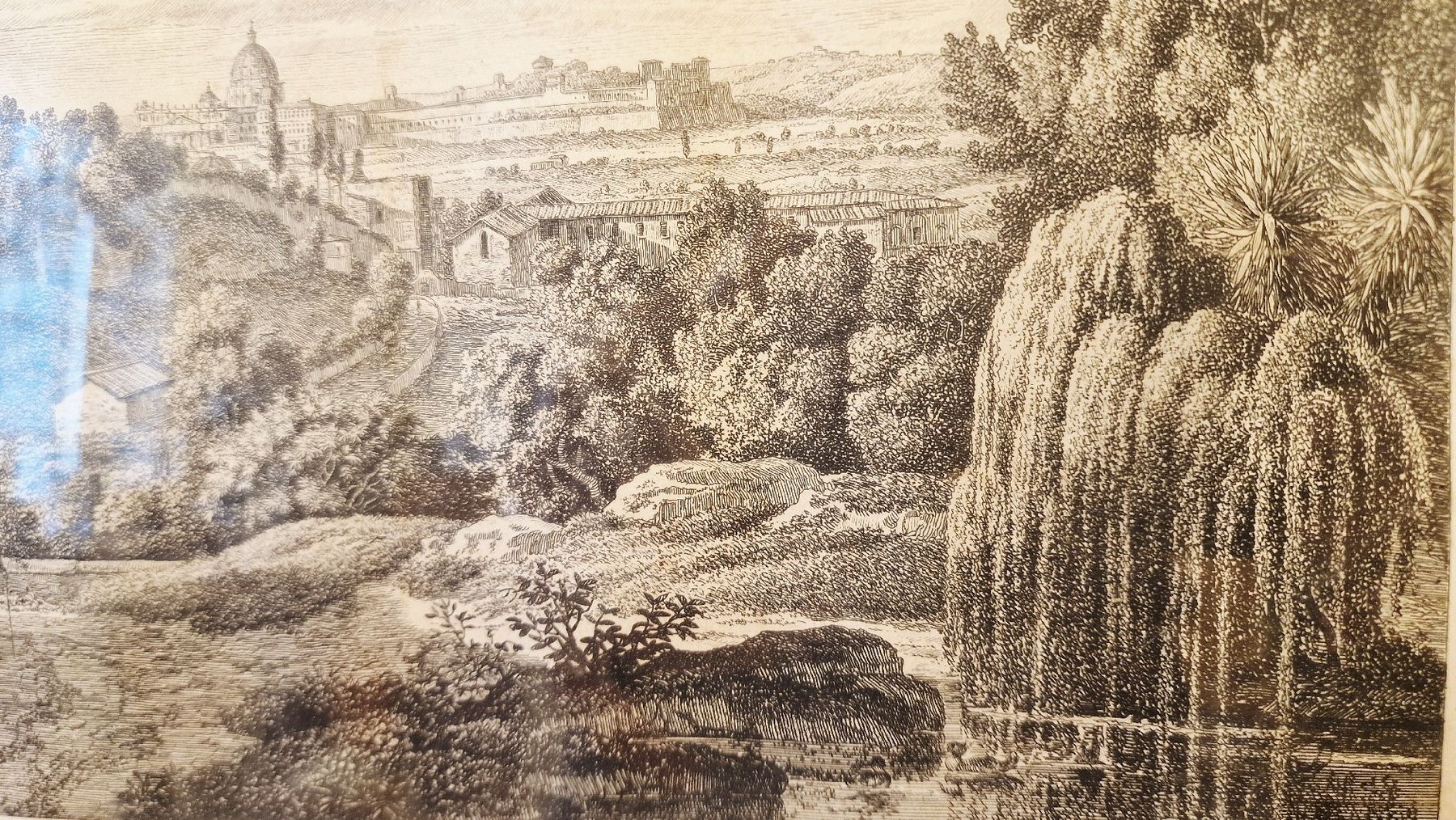 Gravures: Antike Stich 1792, gerahmt – D'occasion à BERN par Intarsia