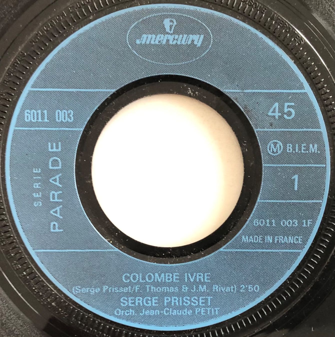Vinyles: SERGE PRISSET  - COLOMBE IVRE – D'occasion à Poliez-Pittet par Newtown-Records 2