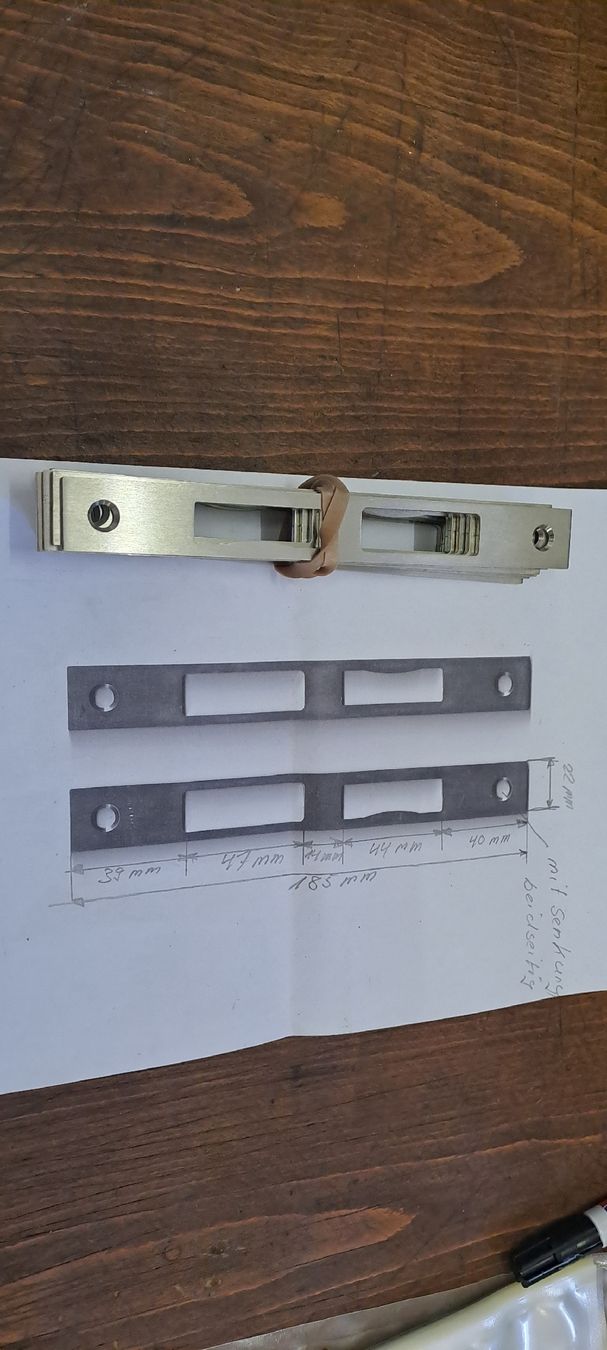 Ferramenta: Pos.5 Schliessblech MSL FlipLock – Nuovo (secondo la descrizione) da Stetten AG venduto da Maschinenwarencenter