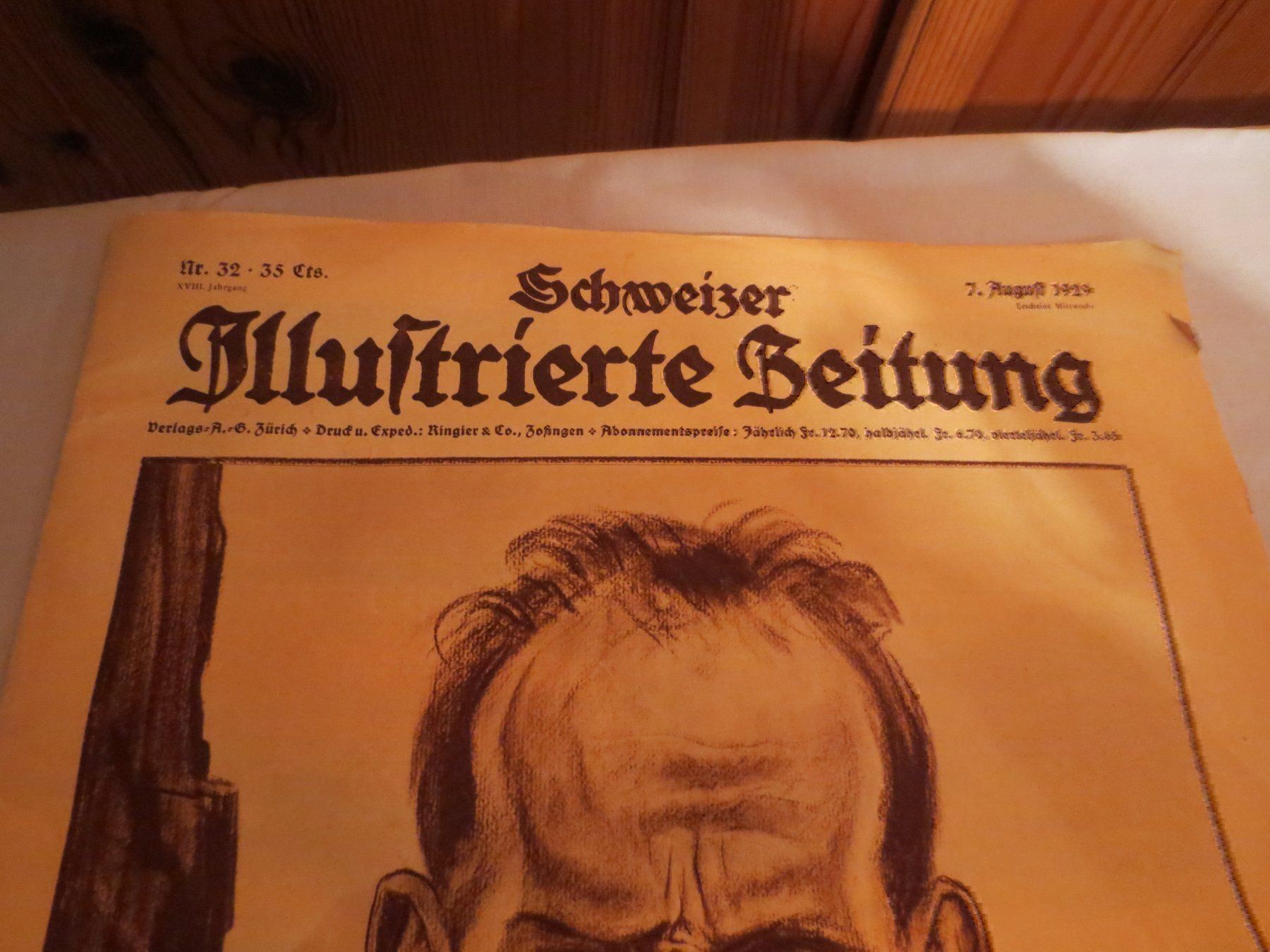 Riviste & Magazine: Schweizer Illustrierte Zeitung 7.8.1929 – Usato da Männedorf venduto da Livingston 1
