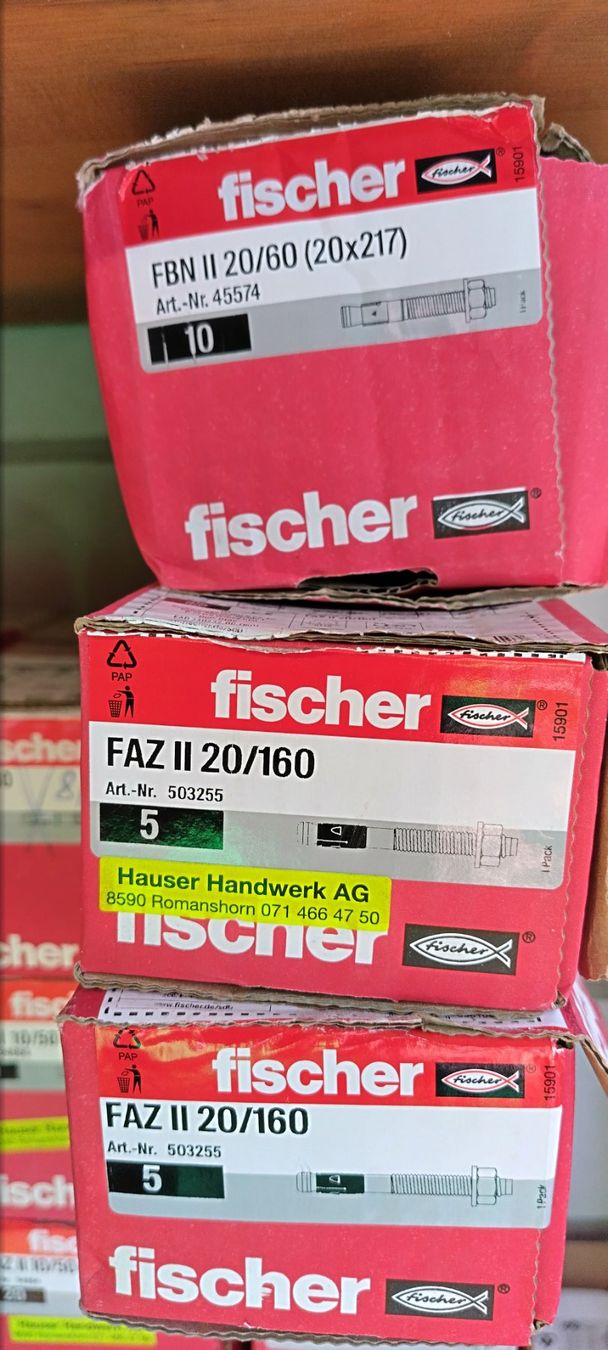 Fischer Tutti gli attrezzi: Fischer Bolzenanker – Nuovo e nell'imballaggio originale da Rothrist venduto da Sheriff94