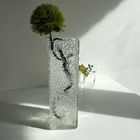 Vintage Czech Glass Vase by Jaroslav Taraba - Sklo Union
