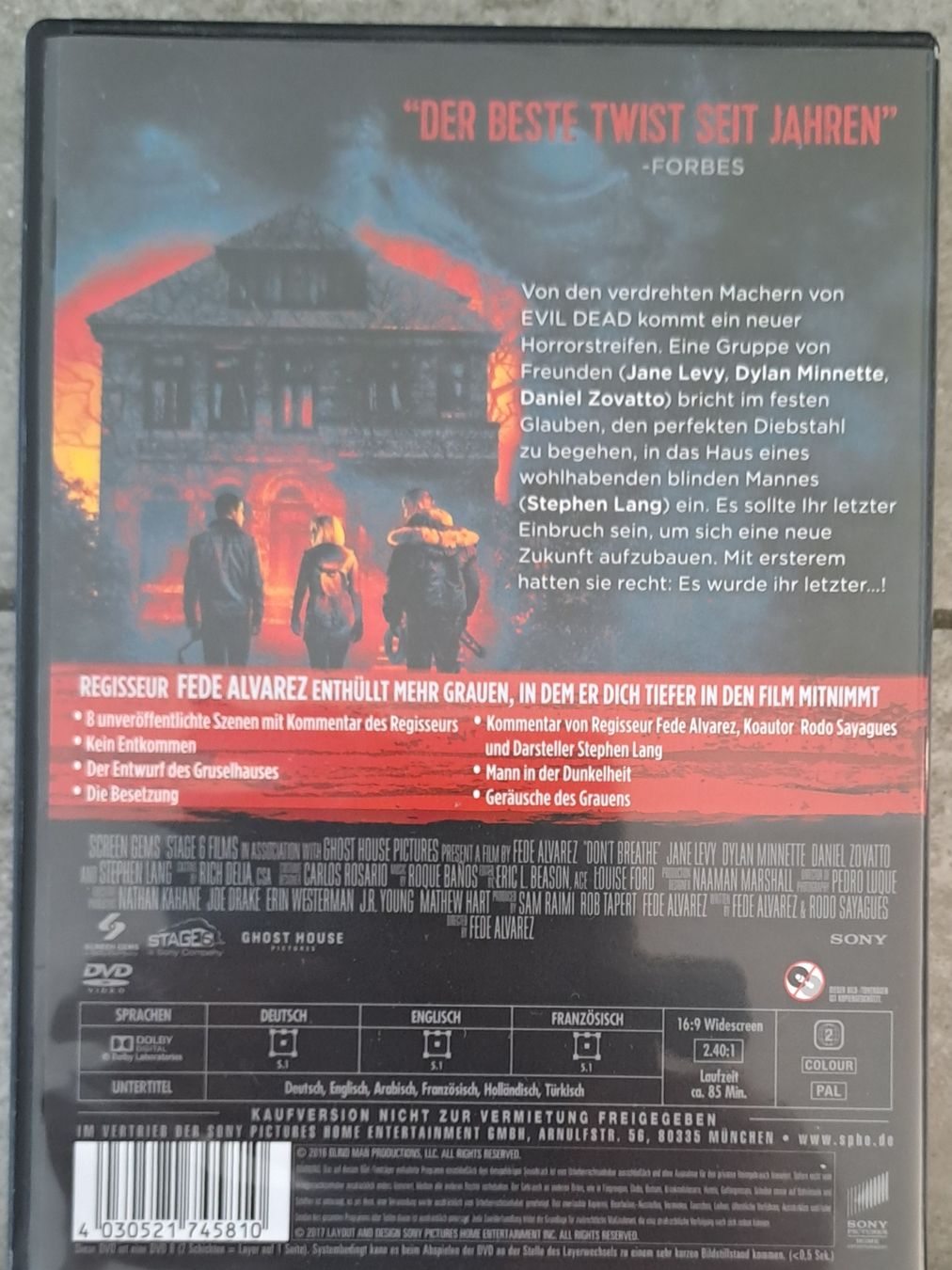 Tutti i DVDs: 3x HORROR DVD – Usato da Deitingen venduto da Soya1 4