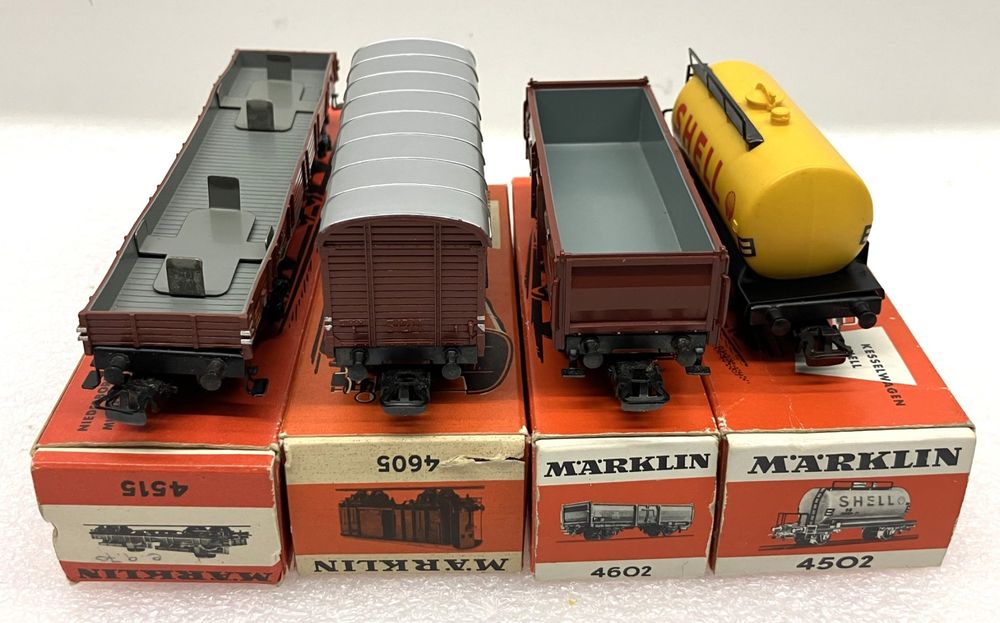 Märklin Modelleisenbahnen: märklin 4515/02 - 4602/05: 4x Güterwagen SBB K3 - Shell... – Gebraucht aus Thun von retoolinoo 8