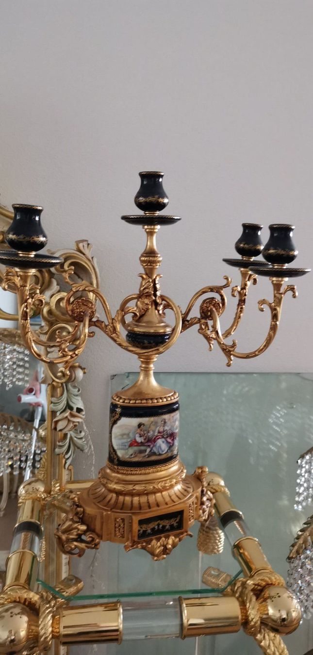 Kerzenständer: A.C.F. Deco de Sevres Kerzenleuchter – Gebraucht aus Küssnacht am Rigi von Alca_TS_AG