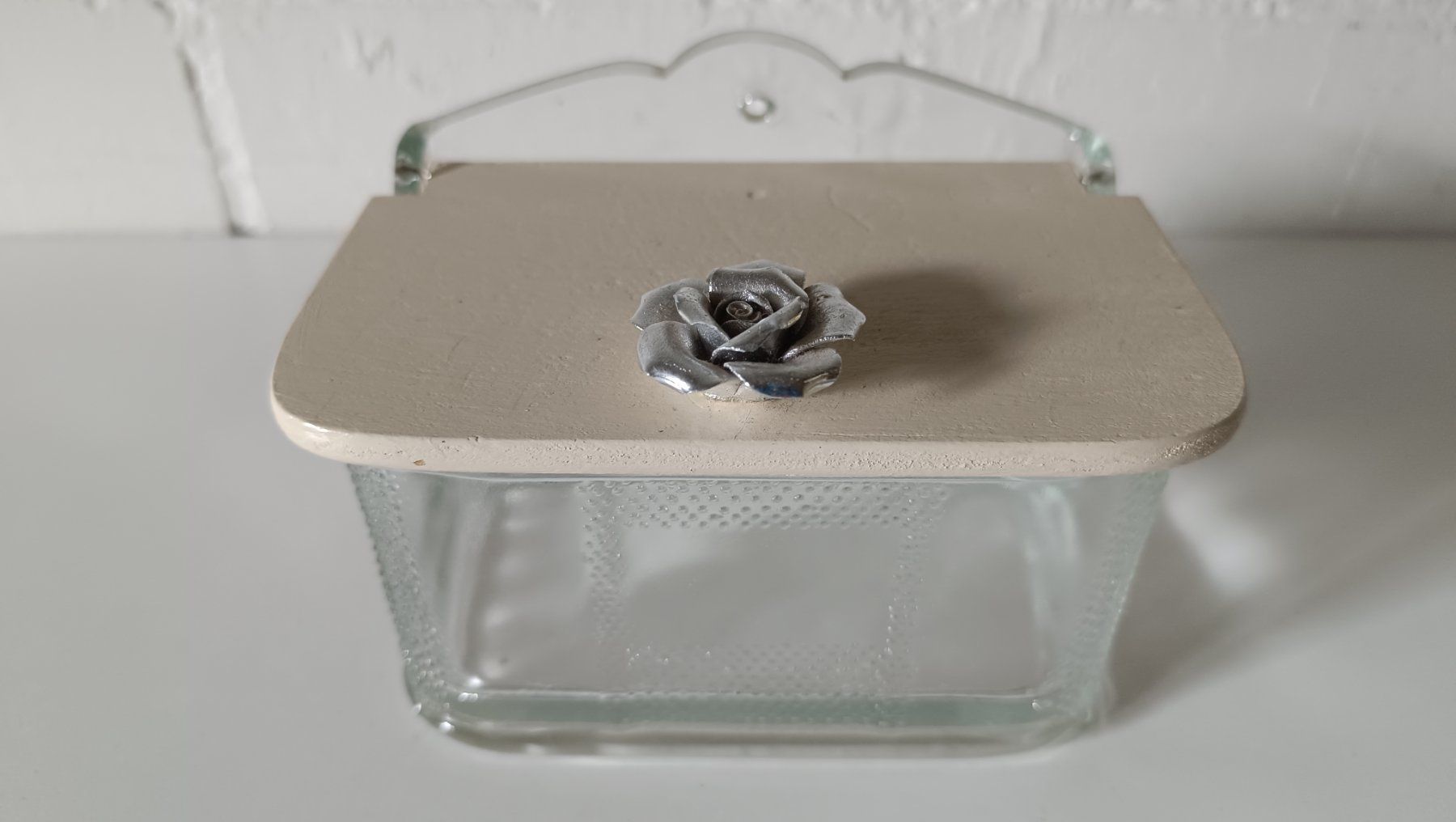 Bicchieri: Antikes Salz Glas mit Deckel – Usato da Zürich venduto da Jul69