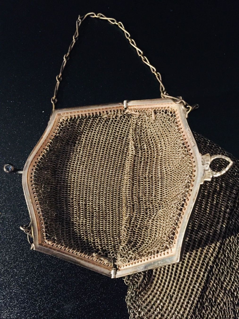 Borse da donna: Mesh Tasche, 20er Jahre – Usato da Einsiedeln venduto da Fundgrube59 4